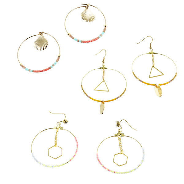 Pendientes criollas Miyuki