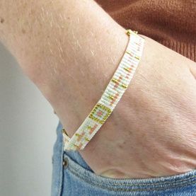 Pulsura tejido Pastel Miyuki Delicas