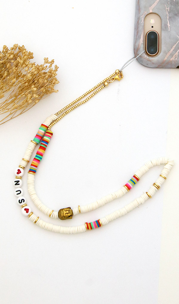 Accesorio de cable Heishi para teléfono