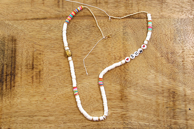 Cable Heishi para anillos de fijación y cierre de teléfono.