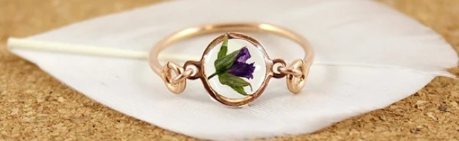 bague fleur