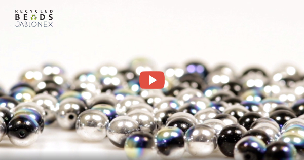 perles en verre recyclé