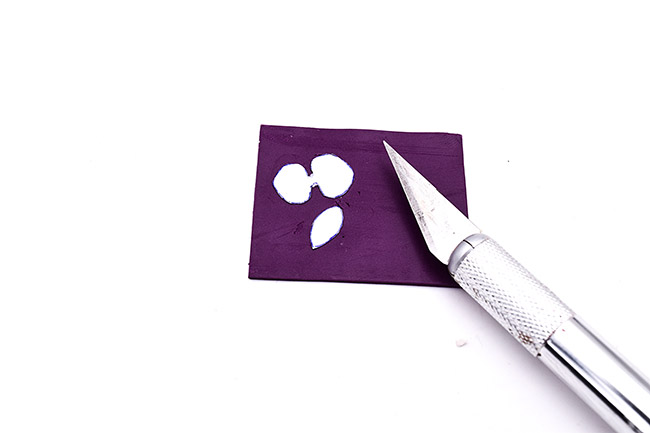 Pendientes colgantes DIY orquídeas en arcilla polimérica