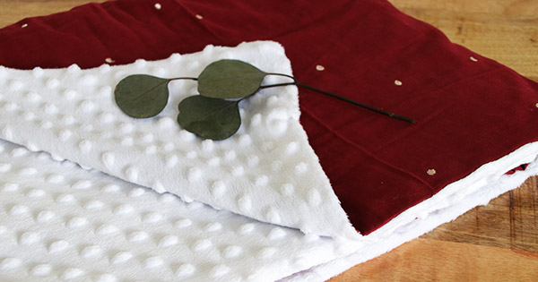Costura de Tuto: manta de bebé en Minky