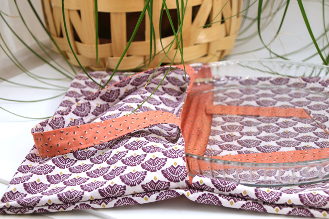 Tuto couture Bolsa de pastel reversible principiante para pastel 30 cm final