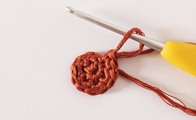 paso 1 - crochet cookies