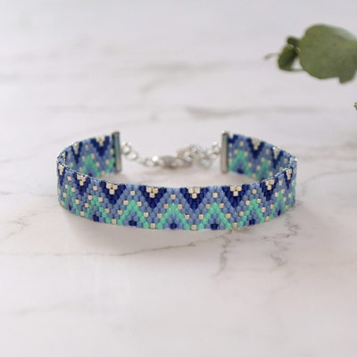 tissage miyuki peyote pair debutant