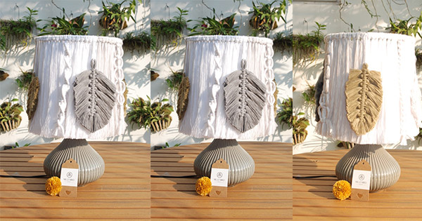DIY Macrame Shade DIY Macrame Shade
