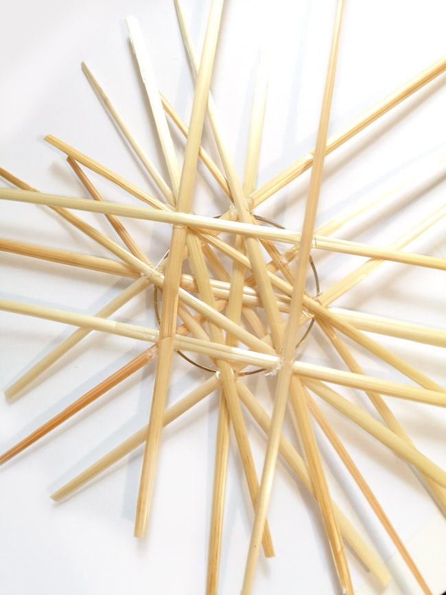 pajitas de pasta de paja estrella