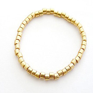 paso 1 - colgante de cabujón Gaia, cuentas de vidrio Piros y Helios de Puca