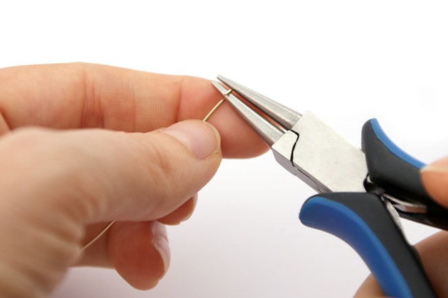 DIY 14k Gold Filled Gold Wirewound Bracelet Forma el extremo de la pulsera