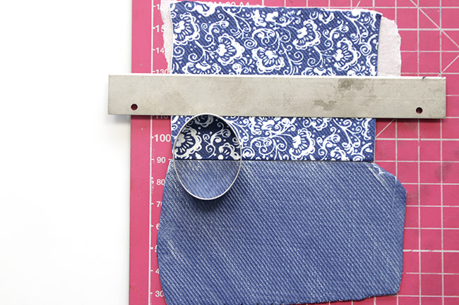 Cortar formas para efecto jean de polímero