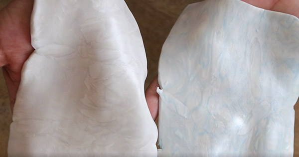 Esquema Crea un efecto de polímero de nácar con 2 técnicas Esquema Crea un efecto de polímero de nácar con 2 técnicas