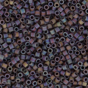 Miyuki Delica 15/0 DBS0884 - Opaque Dark Gray Mat AB x5g