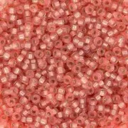 Rocalla Miyuki 15/0 642 - Dyed Salmon Silver Lined Alabaster x8g