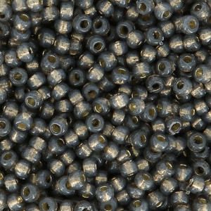 Rocalla Miyuki Duracoat 11/0 4251 - Dyed Smoke Gray Silver Lined x8g