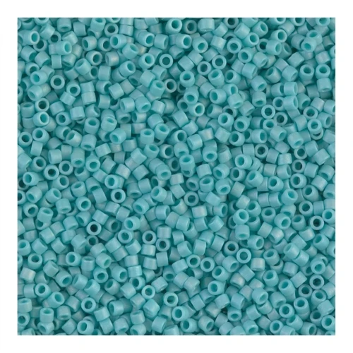 Miyuki Delica 11/0 DB0878 - Mat Opaque Turquoise Green AB