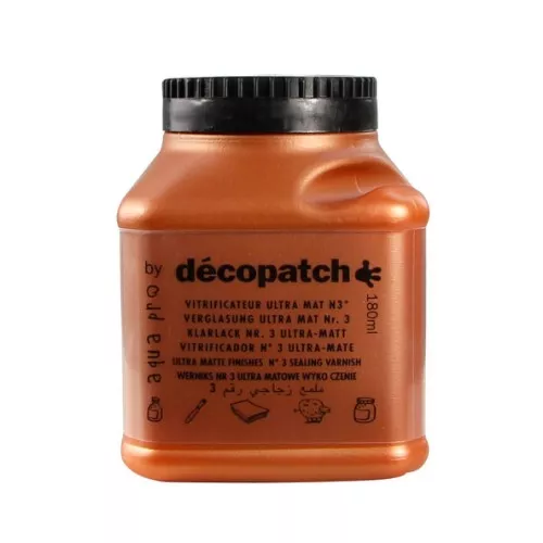 Aqua pro para Decopatch - barniz vitrificador ultra mate n°3 x180 ml