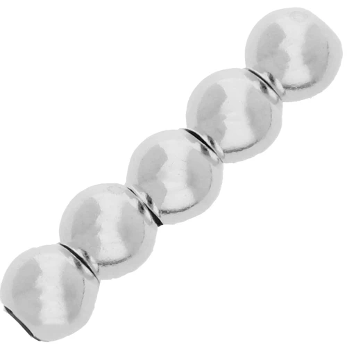 Cuentas redondas - De Fabricación Europea - 2,5 mm de Plata 925 x50
