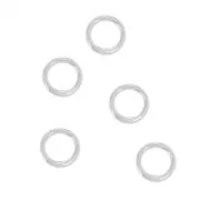 Anillas cerradas 5x0.75  mm de Plata 925 x10