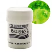 Pigmento de polvo acuarela Brusho Colours - Lime Green x15 g