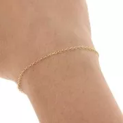 Cadena malla ovalada 1.7 mm Gold filled x1m