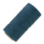 Bobina de hilo encerado Linhasita para micro macramé 0,75 mm - Teal (228) x228m
