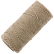 Bobina de hilo encerado Linhasita para micro macramé 0,75 mm - Tan (382) x228m