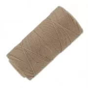 Bobina de hilo encerado Linhasita para micro macramé 0,75 mm - Marron glacé (213) x228m