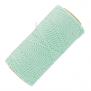 Bobina de hilo encerado Linhasita para micro macramé 0,75 mm - Menta (230) x228m