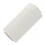 Bobina de hilo encerado Linhasita para micro macramé 0,75 mm - Blanco (BCO ALV) x228m