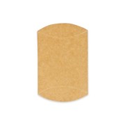 Caja regalo joyería 7x7.5x2.3 cm Kraft Natural