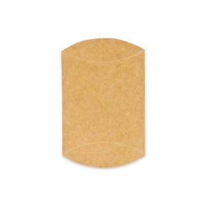 Caja regalo joyería 7x7.5x2.3 cm Kraft Natural