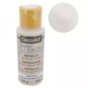 Pintura Acrilíca decorativa DecoArt Dazzling Metallics - White Pearl x59 ml