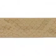 Cinta sintética efecto reptil 10 mm Oro Metálico x1,2m