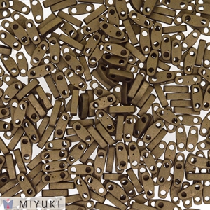 Miyuki Quarter Tila Beads 5x1.2x1.9 mm QTL-2006 - Mat Metallic Dark Bronze x10g