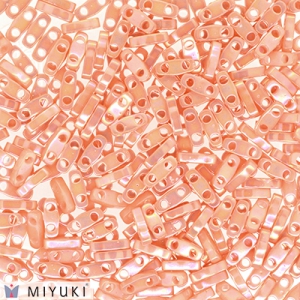 Cuentas Miyuki Quarter Tila 5 x 1,2 x 1,9 mm QTL-596-1 - Rosa té opaco con brillo x 10 g