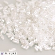 Miyuki Quarter Tila Beads 5x1.2x1.9 mm QTL-420 - White Pearl Ceylon x10g