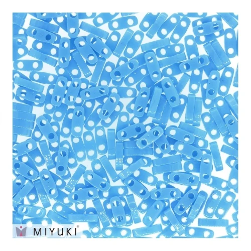 Miyuki Quarter Tila Beads 5x1.2x1.9 mm QTL-413 - Op Turquesa Blue x10g