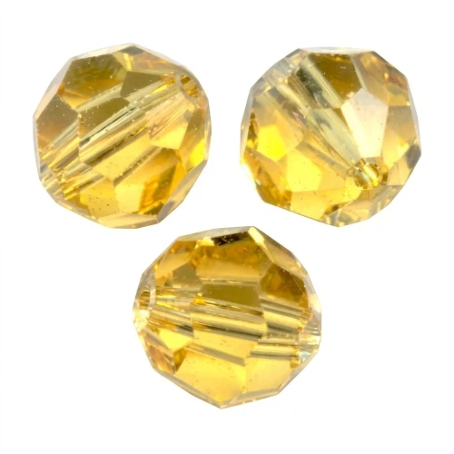 Cuentas redondas PureCrystal 5000 6 mm - Topacio claro x6