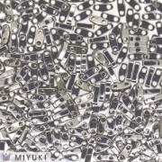 Miyuki Quarter Tila Beads 5x1.2x1.9 mm QTL-194 - Palladium Plated x5g