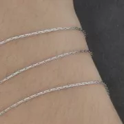 Cadena Redonda / Paloma 0.9 mm de Acero inox x1m