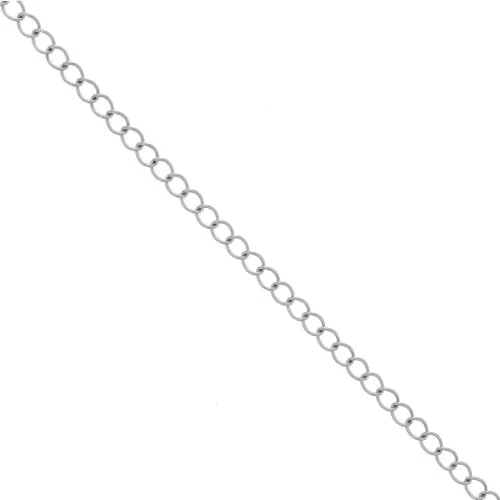 Cadena con eslabón ovalado plano 4.4x4.9 mm de Acero inox 304 x 98cm