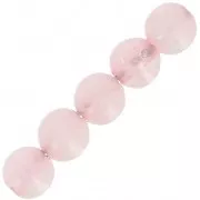 Cuentas Cuarzo Rosa  4 mm x20