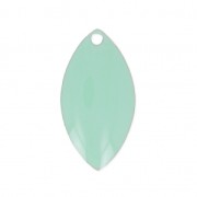 Navettes de metal y resina epoxi 19x10 mm Agua verde x 8|raw }}