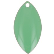 Navettes de metal y resina epoxi 19x10 mm Mint x 8