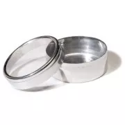 Caja de almacenaje del metal para joyería fantasía 52x23.5 mm