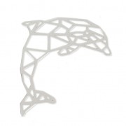 Entrepieza/Colgante origami Delfín 33.80x27.30 mm de Plata 925 x1|raw }}