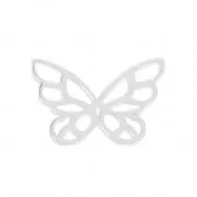 Entrepieza Mariposa 20x13 mm de Plata 925 x1
