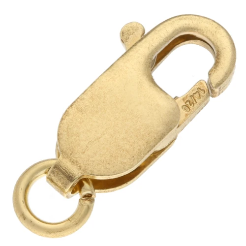 Cierre de langosta de 13,7 mm de longitud - Oro laminado x1
